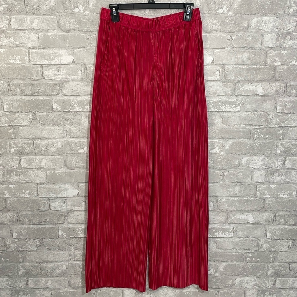 Smash+Tess Tasia Wide Leg Pant in Festive Red